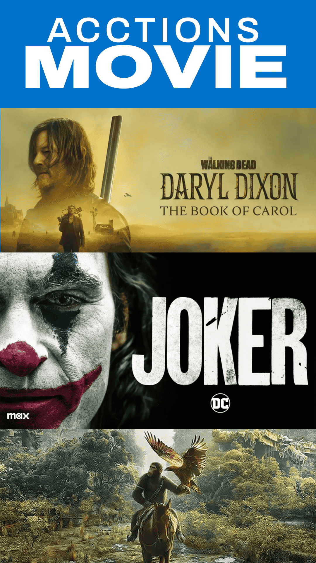 Action movies and Hollywood releases on PureTV VOD